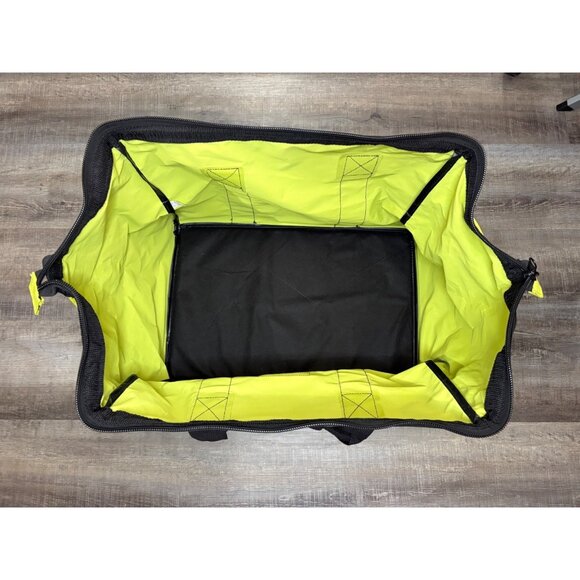 RYOBI SET OF 2 RYOBI Green Wide Mouth Collapsible Contractor Tool Bags - Picture 3 of 11